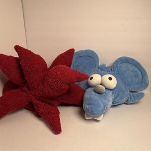 Simpsons Sideshow Bob Wig Plush Costume Hair Universal Studios Scratchy Mouse